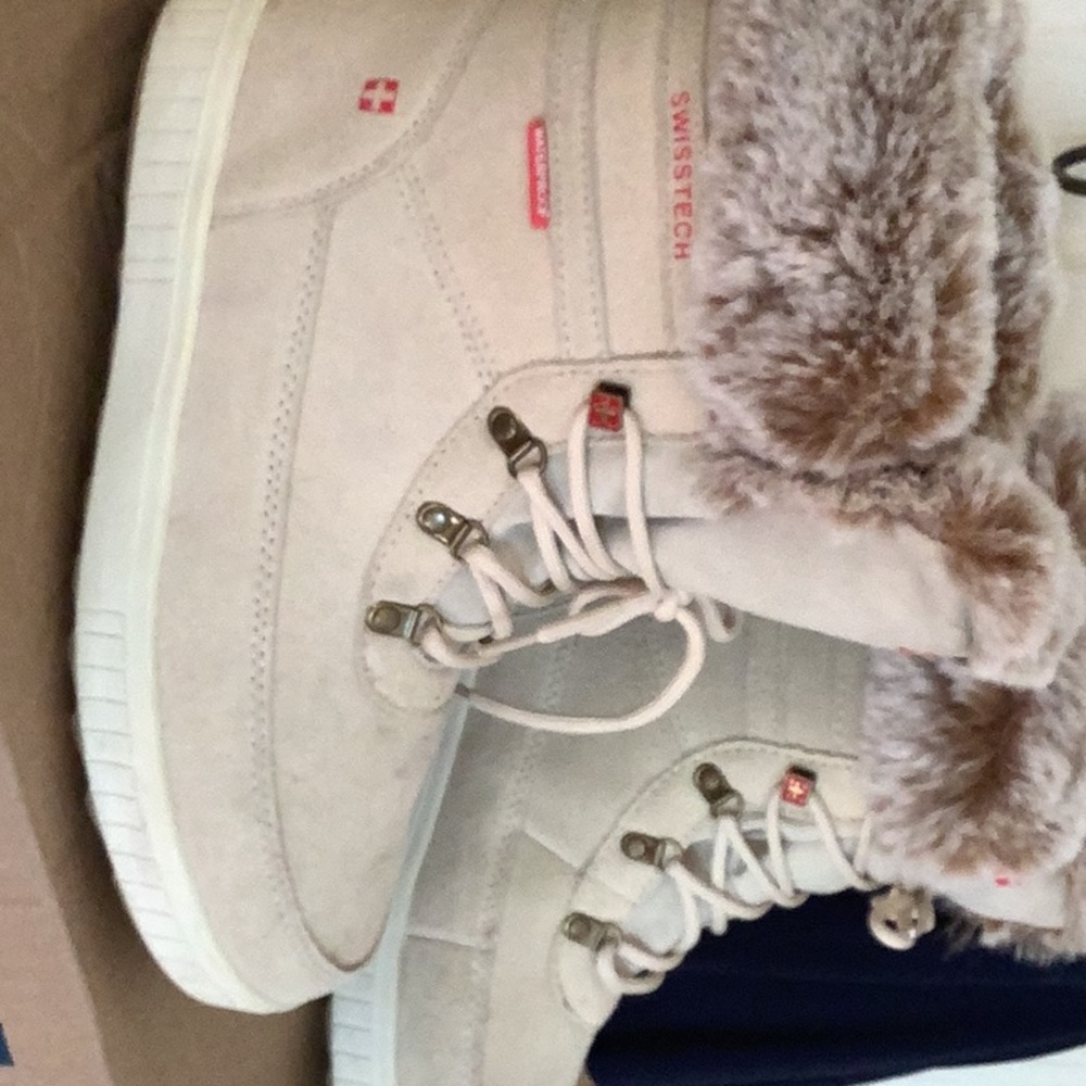Swiss tech faux boots